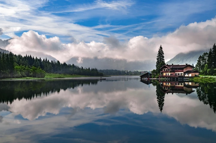 House Near Calm Lake