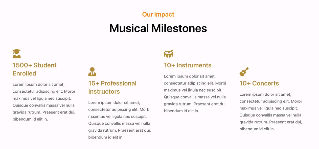 musical milestones