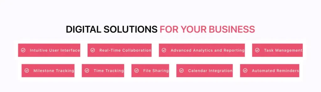 Digital solutions prebuilt layout.