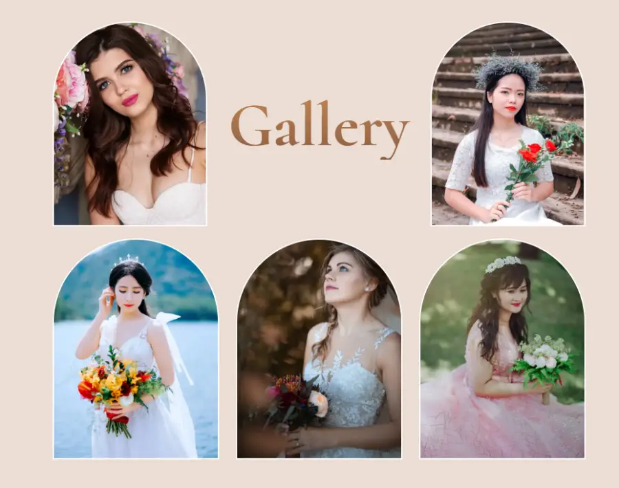 Creative shape image gallery